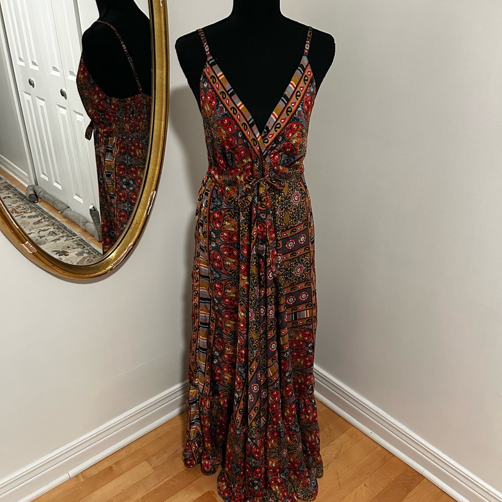 Bohemian Multicolor Maxi Dress